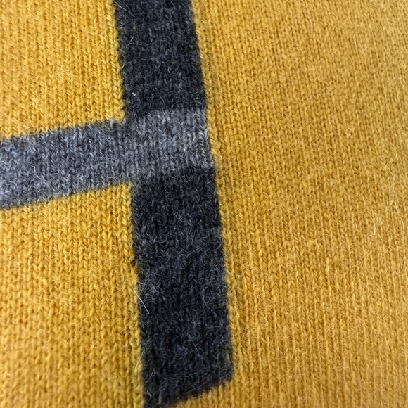 Happy Sheep ADORABLE Cashmere Sweater. Intarsia “HAPPY.” 🙂 - Picture 6 of 14